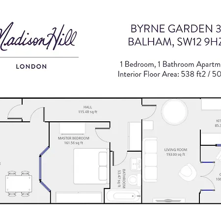 Madison Hill - Byrne Garden 3 - One Bedroom Home London Exterior photo